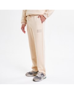 Бежевые брюки с принтом Lilibu store