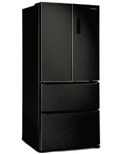 Холодильник Side by Side CM5045FDX черная сталь Hyundai