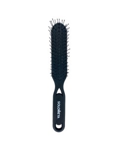 Detangler Hairbrush for Wet Dry Hair Black Aesthetic Расческа для распутывания сухих и влажных волос Solomeya