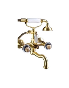 Смеситель для ванны с душем Flora 313-FL бронза Boheme