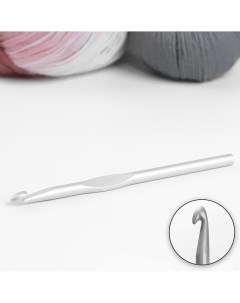 Крючок для вязания с тефлоновым покрытием d 7 мм 15 см Арт узор