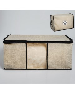 Короб для хранения с pvc окном home 30 х 45 х 20 см Textura