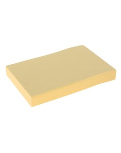 Блок с липким краем 51 мм x 76 мм 100 листов пастель желтый Calligrata