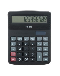 Калькулятор настольный 12 разрядный 519 ms Nobrand