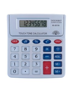 Калькулятор настольный 8 разрядный kk 8819а с мелодией Nobrand