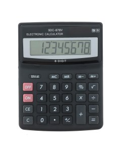 Калькулятор настольный 8 разрядный sdc 878v Nobrand