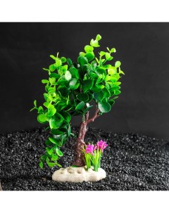 Растение искусственное аквариумное 18 х 11 х 21 5 см Пижон аква