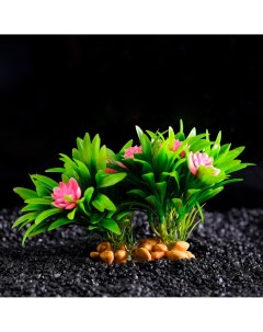 Растение искусственное аквариумное 20 х 12 х 11 см Пижон аква