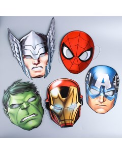 Набор карнавальных масок Marvel