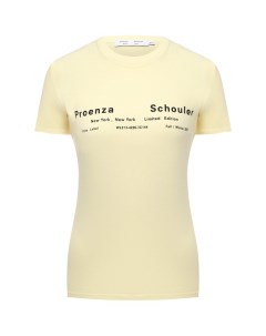 Хлопковая футболка Proenza schouler white label