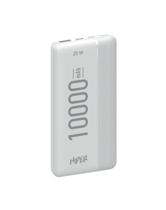 Внешний аккумулятор Power bank MX PRO 10000 белый Hiper