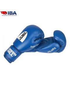 BGS 1213IBA Боксерские перчатки Super Star одобренные IBA синие 12oz Green hill