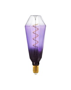 Лампа светодиодная диммируемая E27 4W 1800K фиолетовая Eglo