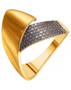 Кольцо с 75 бриллиантами из жёлтого золота Джей ви