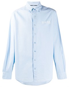 Napa silver рубашка с логотипом l синий Napa silver