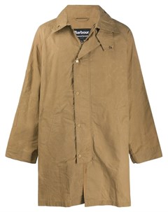 Barbour тренч средней длины нейтральные цвета Barbour