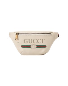 Кожаная поясная сумка Print small Gucci