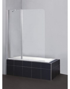 Шторка для ванны SELA V 11 120 140 P Cr L 800x1401 левая стекло текстурное Belbagno