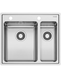 Кухонная мойка Pella 1 1 2B полированная сталь 108910201 Pyramis