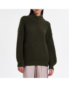 Зелёный тёплый свитер Fashion rebels