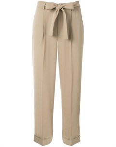 Knott укороченные брюки с завязками на талии нейтральные цвета Knott