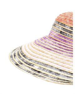 Missoni mare соломенная шляпа дизайна колор блок Missoni mare