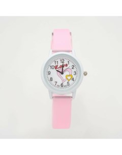 Часы наручные детские love d 2 6 см розовые Nobrand