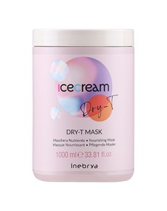 Маска для увлажнения и восстановления сухих пористых волос питательная Ice Cream Dry T 77924КН 1000  Inebrya (италия)