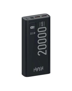 Внешний аккумулятор Power bank EP 20000 чёрный Hiper