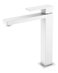 Смеситель для раковины Qubic 472-MW белый матовый Boheme