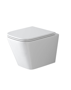 Подвесной унитаз Торнадо GR-4479SQ, белый, с крышкой микролифт Grossman