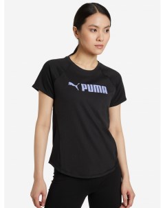 Футболка женская Fit Logo Черный Puma