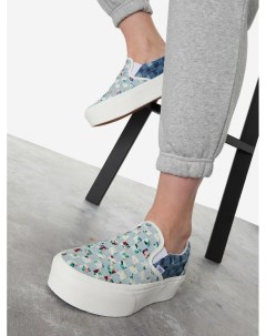 Слипоны женские Classic Slip On Stackf Голубой Vans