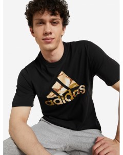 Футболка мужская Essentials Camouflage Print Черный Adidas