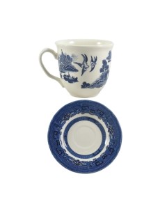 Чашка с блюдцем 200 мл Blue Willow Grace by tudor england