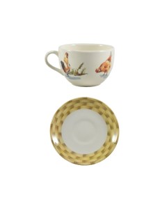 Чайная чашка с блюдцем 240 мл Grace by Tudor England Country Farmyard Tudor porcelain global ltd