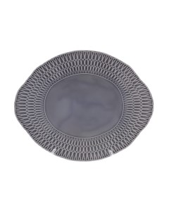 Тарелка суповая Sofia 22 см серый фарфор Cmielow