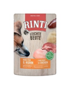 Leichte Beute пауч желе для собак курица и говядина 400 гр Rinti