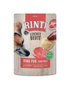 Leichte Beute пауч желе для собак говядина 400 гр Rinti