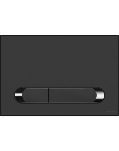Кнопка смыва Estetica 64112 для Link Pro Vector LINK HI TEC пластик черный матовый с рамкой хром Cersanit