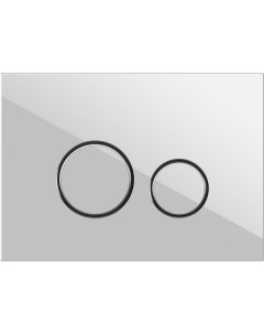 Кнопка смыва Twins 64116 для Link Pro Vector LINK HI TEC стекло белый Cersanit