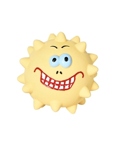 Игрушка для собак Funny monster 7x7см латекс желтый Foxie