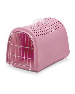 Переноска для кошек и собак мелкого размера Linus 50х32х34 5 см пепельно розовая Imac