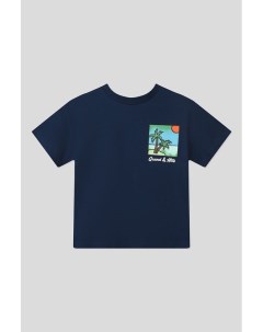 Хлопковая футболка с принтом Ovs
