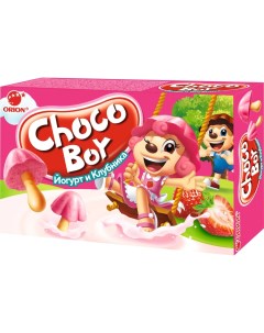 Печенье Orion Choco Boy Йогурт и клубника 40г Орион интернейшнл евро