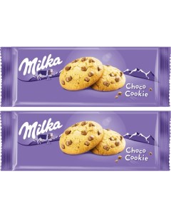 Печенье Milka с кусочками молочного шоколада 168г упаковка 2 шт Mondelez