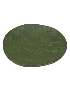 Блюдо 20 5х3см круглое Green Banana Leaf пластик меламин JW31208 TAI P.l.proff cuisine