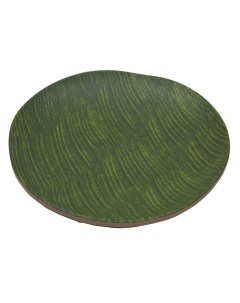 Блюдо 26х3 5см круглое Green Banana Leaf пластик меламин JW31210 TAI P.l.proff cuisine