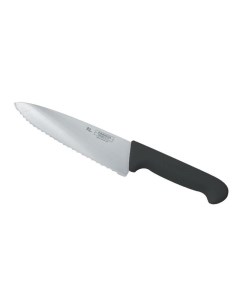 Нож PRO Line поварской 20см черная пластик ручка волнистое лезвие KB 7501 200S P.l.proff cuisine