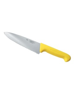 Нож PRO Line поварской желтая пластик ручка волнист лезвие 25см KB 7501 250S P.l.proff cuisine